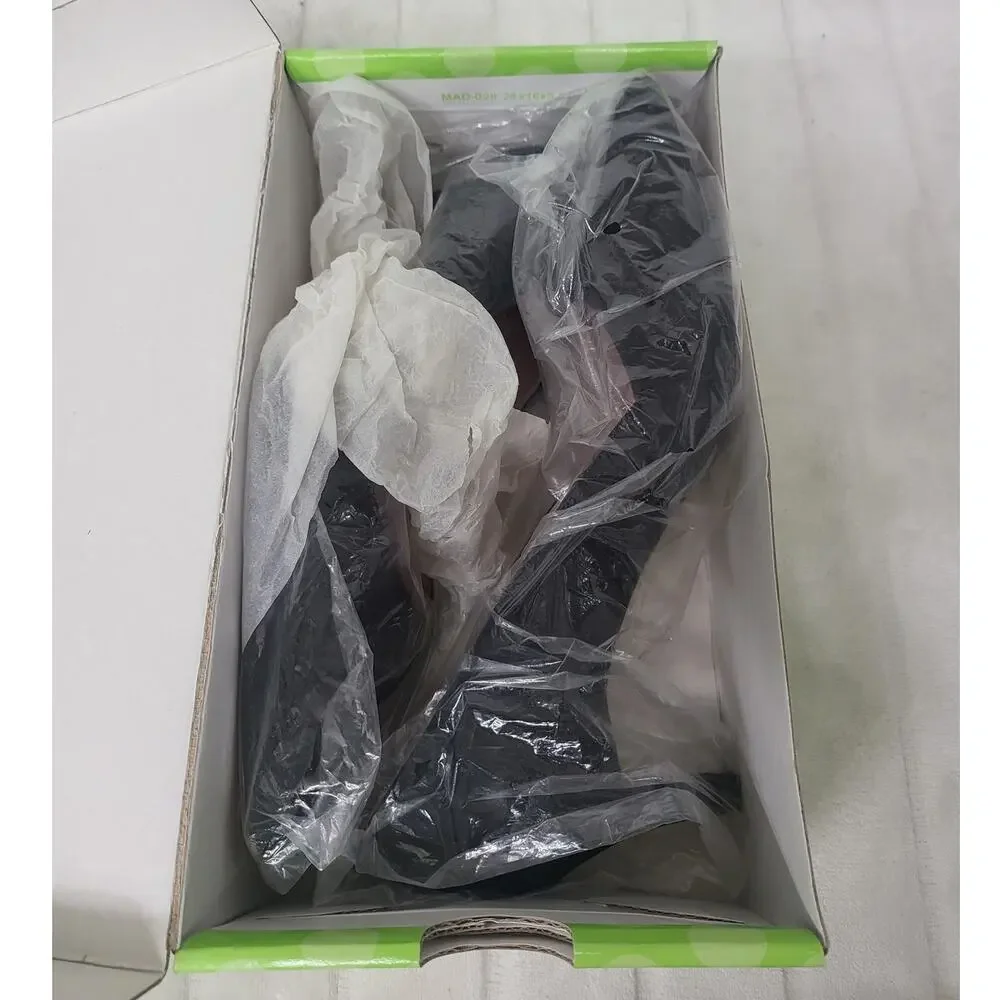 Madeline Eartha Black Fabric Heels - Size 9 M - Picture 8 of 10